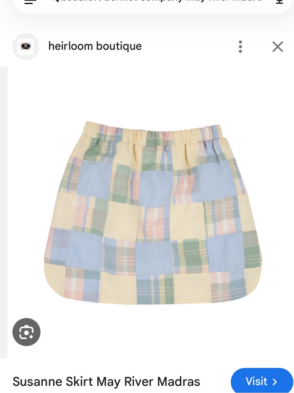 NWT The Beaufort Bonnet Company Susanne Skirt size 6